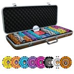 CASINO KART Nft Monkey Poker Chips Comes With The Set Of 300 & 500 Pieces for Adult|Clay|40 Mm|14Gms (300 Pcs)