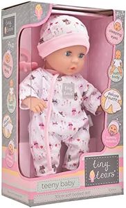 John Adams | Tiny Tears - Teeny Baby - 30cm Soft Bodied Doll: One of The UK's Best Loved Doll Brands! | Nurturing Dolls | Ages 10m+