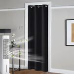 RYB HOME Blackout Door Curtains 80 