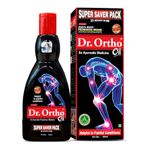 Dr.Ortho Ayurvedic Pain Relief Oil for Joints Pain, Knee & Back Pain 200ml- Super Saver Pack