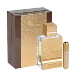 Al Haramain Amber Oud Gold 999.9 Dubai Edition 100ml Perfumes | Extrait de Spray for Women & Men | Luxury Arabian Fragrance with Pear, Jasmine & Amber | Unisex Long Lasting Perfume