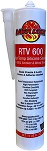LavaLock RTV High Temp BBQ Smoker Sealer Gasket Adhesive 10 oz Cartridge (600 F - Red)