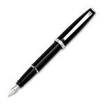 Aurora Style Resin Fountain Pen with Broad Nib - Black