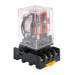 Baomain Power Relay MK2P-I AC 110V Coil DPDT 8 Pin with Plug-in Terminal Socket