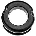 Pine Ridge Archery Z-38 Aluminum Peep Sight, Lightweight and Heavy Duty with Deep Channel for Rock Solid Installation, 3/16" Aperture, Black