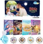 Moonlite Bible Stories for Kids Collection (4 Pack), Dance of Easter, Lions Don't Lie, Mary's Little Lamb, Conversations on The Ark, Reels for Book Projector, Kids Learning Gifts