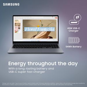 Samsung Galaxy Book4 15.6" Laptop – 8GB RAM, 512GB SSD