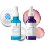 La Roche-Posay Anti-Aging Serum BUNDLE. Mela B3 Serum Powered by Melasyl & Pure Hyaluronic Acid Moisturizing Face Serum with Vitamin B5. Suitable for Sensitive Skin, Dermatologist Recommended, 30ML