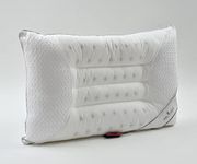 Home Frills Magnetic Therapy 100% Cotton Pillow | Cervical Contour Pillow | Assist in with Stiff Neck | Premium Pillow | Size 46 x 70 cm (17"*27 Inches), [Pack of 1, White]