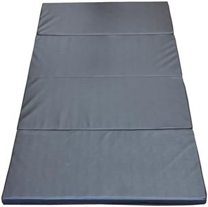 Large 240cm X 120cm X 4cm Gymnastics Folding Gym Exercise Yoga Mat - Black