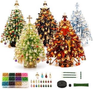 DIY Beaded Christmas Tree Kit for Adults (All Styles - 5Pcs)