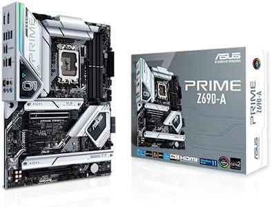 ASUS PRIME Z690-A Scheda Madre ATX, Intel Z690, LGA1700, DDR5, PCI 5.0, Intel 2.5Gb Ethernet, Realtek 7.1 Surround, 4xM.2, 4xSATA 6GB/s, 1xUSB 3.2 Gen 2x2, Armoury Crate, Aura Sync RGB