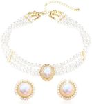 JeVenis Royal Pearl Beaded Necklace