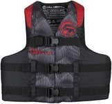 Full Throttle Adult Nylon Life Jacket, Red 4X/7X