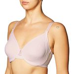 Olga Women's Plus Size Cloud 9 Minimizer Bra, Rosewatr, 42DD