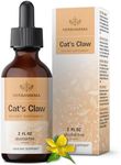 Cat’s Claw Liquid Extract 2 fl oz | All-Natural Dietary Supplement | Strengthens The Immune System | Supports Muscle and Joint Health | Anti-Inflammatory | Blood Pressure Support | Non-GMO