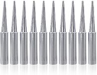 Mesee 10 Pieces Soldering Iron Tip Set, 900M Soldering Tips Replacement Fine Solder Gun Tips Welding Head Tool Accessory for Hakko, Radio Shack, TENMA, ATTEN, Quick, Aoyue, Yihua Solder Station