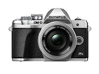 Olympus OMD-EM-10-Mark-III-S Mirrorless Digital Camera with lens 14-42mm f3.5-5.6-EZ-(Silver)