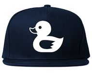 Kings Of NY Rubber Duck Chest Snapback Hat Cap Navy Blue