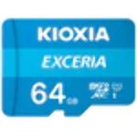 KIOXIA 64GB EXCERIA microSD Memory Card U1 Class 10 100MB/s Max Read Speed, Full HD Video Recording