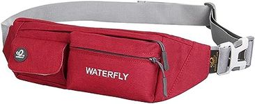 Waterfly Waist Bag Fanny Pack Bum Bag Slim Water Resistant Running Belt for Sports Running Cycling Hiking Walking