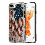 AMZER Patriotic Vintage Flag Series Slim Protective Case Skin for Apple iPhone 7 Plus - FADED Glory