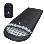 Geer Top Camping Sleeping Bag, Winter, 39.4 inches (100 cm), Wide Size, Flannel, Compact, Washable, Lightweight, Envelope Type, Large Size, -5°C to 15°C, Water Repellent, Thermal, Outdoor, Camping,