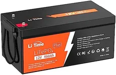 Litime 12V 460Ah LiFePO4 Lithium Iron Phosphate Battery Group 8D Built-in 250A BMS, 5.8KWh High Energy Automotive Battery for RV, Solar, Marine, Off-Grid, and Backup Power Systems