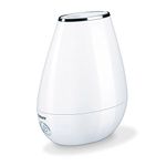 Beurer LB37 – Ultrasonic Humidifier, Micro Misting, Up to 20 m², Night Mode, Quiet, Maximum Misting 200 ml/h, Aromatic Oils, 20 W, White