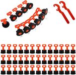 HiFam 100 PCs Tile Leveling System Kit | Reusable Tile Leveler Needle Thickness 1.5MM | Suitable for 3-17MM Tile Tools With 0.9MM Spare Needle | Color : Multicolored | 100 PCs |