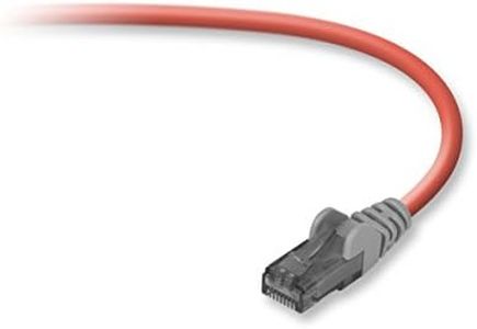 Belkin 3' Cat6 Crossover RJ-45M Cable, Red (A3X189-03-RED-S)