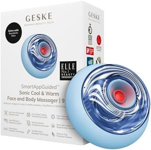 GESKE SmartAppGuided™ Sonic Cool & Warm Face & Body Massager | 9 in 1