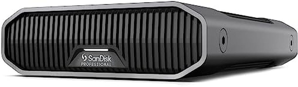 SanDisk Professional 12TB G-Drive Enterprise-Class External Desktop Hard Drive - 7200RPM Ultrastar HDD Inside, USB-C (10Gbps), USB 3.2 Gen 2, Mac Ready - SDPHF1A-012T-NBAAD