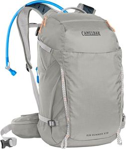 CamelBak Women's Rim Runner X28 Hiking Hydration Backpack with 2L Reservoir Bladder, Misty Grey