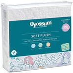 Opossum by Protect-A-Bed Soft Plush Waterproof Fitted Mattress Protector with Bonus Pillow Protector, King Single Bed Size