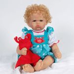 Paradise Galleries 22 Inch Realistic Reborn Baby Girl Doll in Crabby Outfit with Soft Lovie Blanket and Accessories Giftable Set – Crabby Cakes
