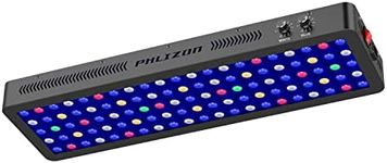 Phlizon 300W Dimmable Full Spectrum Aquarium LED Light Fish Tank Light with Daisy Chain Function for Saltwater Freshwater Coral Reef Fish Tank (28"x8.5"x2.4")