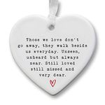 Condolence Ceramic Keepsake | Loving Remembrance Gift | Sympathy Gift | Keepsake to Honor and Remember Loved Ones