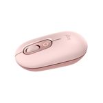 Logitech POP Mouse, Compact and Portable Wireless Bluetooth Mouse with Programmable Buttons and Quiet Clicks, Easy-Switch Between up to 3 Devices, Laptop, Tablet, PC - Rose