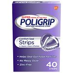 Super PoliGrip Comfort Seal Strips Denture Adhesive - 40 Strips