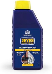 Jeyes Drain Unblocker, Powerful Outdoor Cleaning Fluid, Cleans and Deodorises, 1 Litre