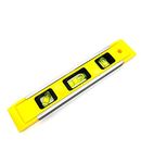 TIJAR Spirit Level Magnetic - Small, Unbreakable and Magnetic Torpedo Level with 2 Level Bubbles - Boat Level - Scaffold Level for Builders, Home DIY, Brick Laying (23 CM)