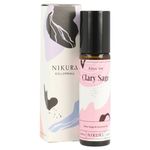 Nikura Clary Sage Roll On Essential Oil Blend - 10ml | for Sleep, Relaxing, Anxiety, Aromatherapy | Use on Skin, Temples, Pulse Points, Wrists, Neck