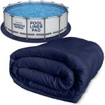 Shop Square 18-Foot Pool Liner Pad for Above Ground Pools - Under Pool Padding, Above Ground Pool Pad, Puncture Protection, Extend Liner Life, Durable Geotextile Material