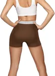 TIICHOO High Waisted Period Underwear Boyshorts Heavy Flow Period Panties Women Menstrual Underwear for Women 1 Pack(3X-Large, Chocolate Brown)