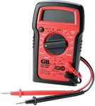 Gardner Bender GDT-3190 Digital Multimeter, 4 Function, 14 Range, Tests AC/DC Voltage, Resistance, and Battery, Manual Ranging, Auto-Off, 1/Each, Red With Black Rubber Boot