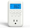 HBN Watt Meter Plug with Backlight, Plug-in Socket Power Meter Electricity Usage Monitor Consumption Home Electrical Energy Monitor, Voltage Amps Wattage Electricity Usage Tester, 9 Display Modes