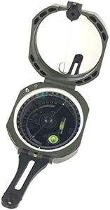 DETUCK Professional Geological Compass Lensatic Military Compass Survival Orienteering Sighting Compass with Mirror Navigation Pocket Compass for Hiking Camping Outdoors