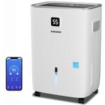 SAHAUHY 80 Pints Smart ENERGY STAR Dehumidifier for Basement Home Bedroom Garage Space up to 5200 Sq.Ft