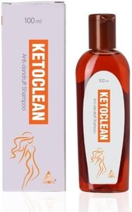 ALLOES PHARMACEUTICALS Anti-Dandruff Ketoclean Shampoo Treatment for Long-Lasting Relief of Itching and Flaking Scalp – 100 ML